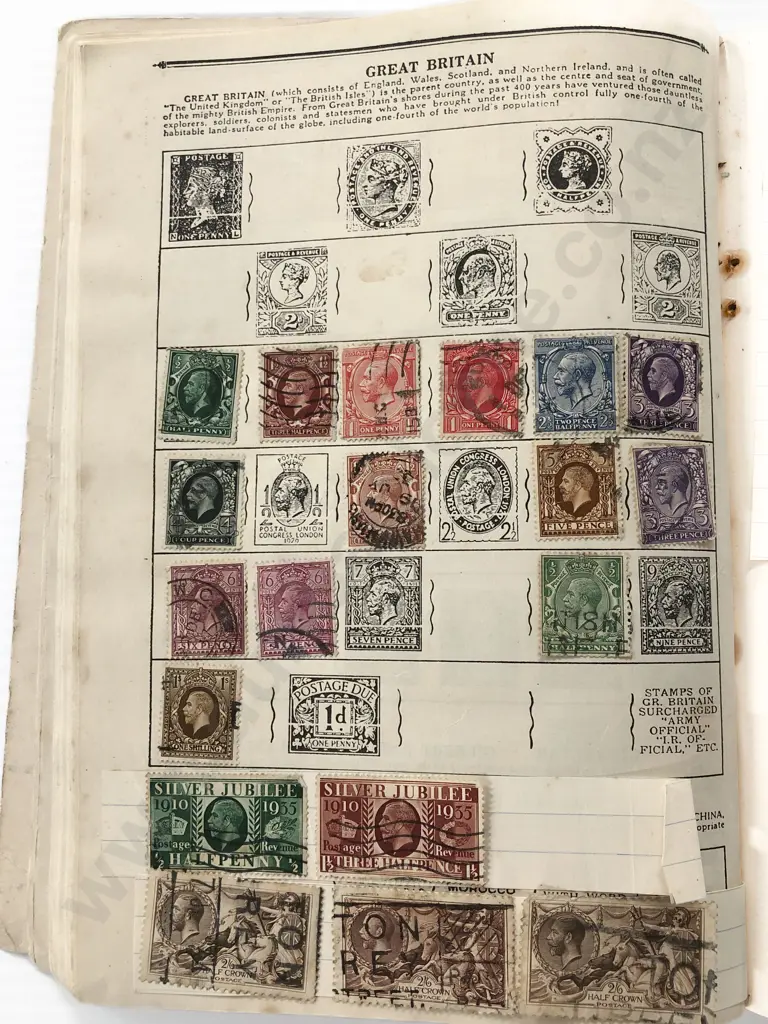 Three Vintage World Stamp Albums Image 1++
