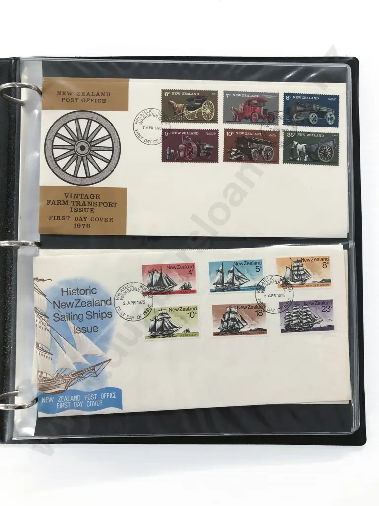 Mixed Lot World Stamp Albums & Folder NZ First Day Covers Image 1++