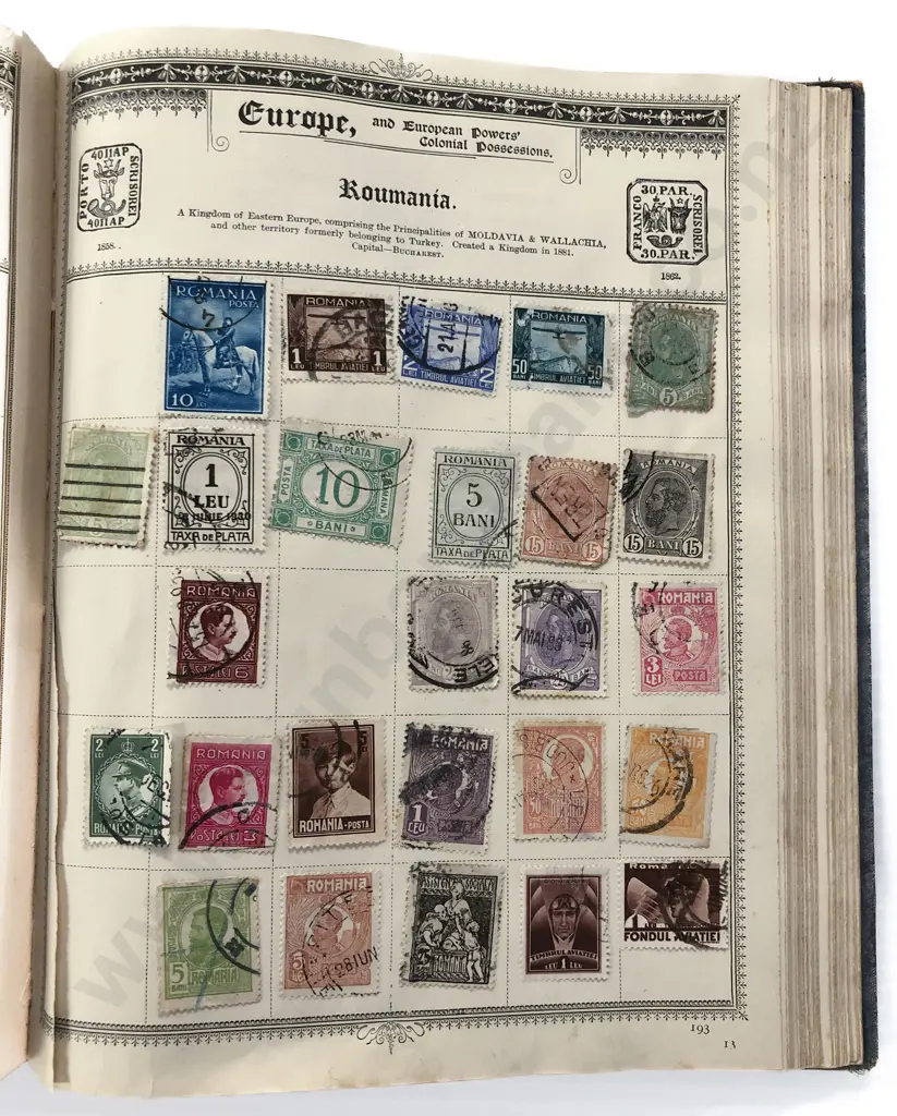 Two Vintage World Stamp Albums Few Stamps Image 1++