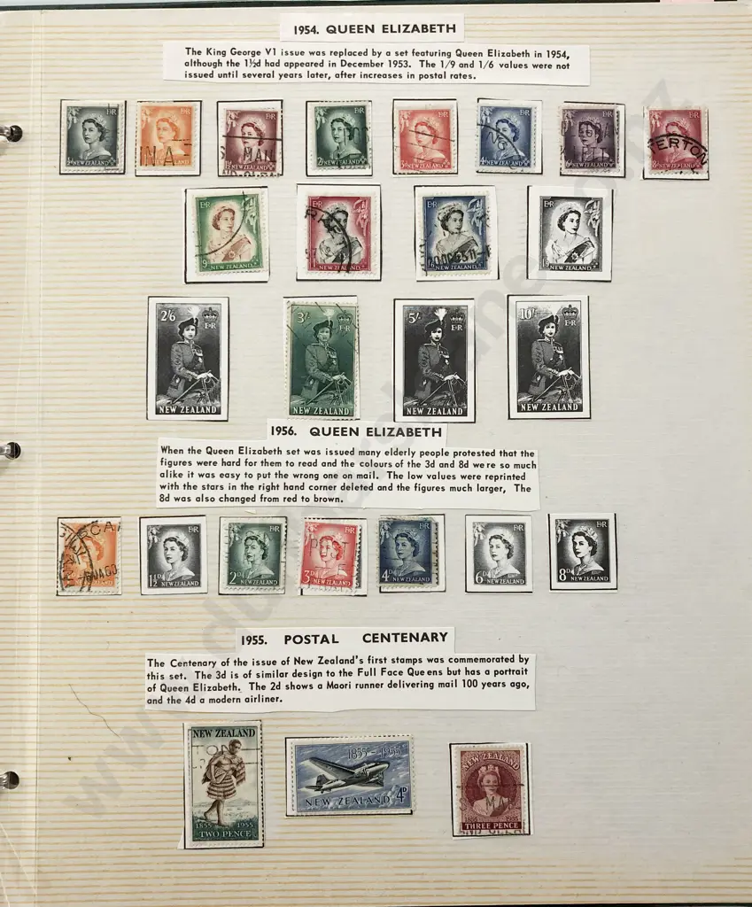 Album NZ Stamps Pictorials to Miniature Sheets - Very Incomplete Image 1++