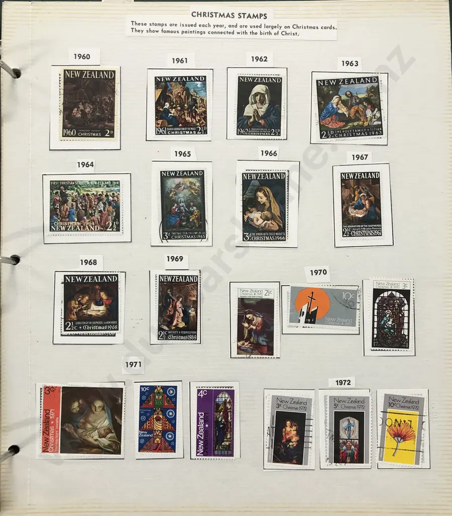 Album NZ Stamps Pictorials to Miniature Sheets - Very Incomplete Image 1++