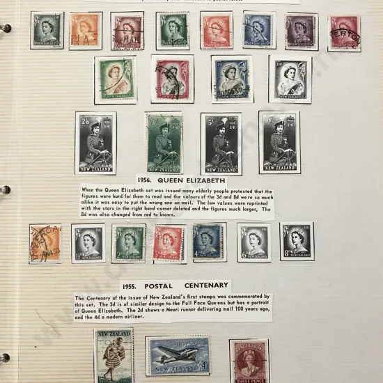 Album NZ Stamps Pictorials to Miniature Sheets - Very Incomplete
