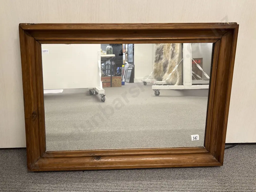 Wooden Framed Wall Mirror Image 1++