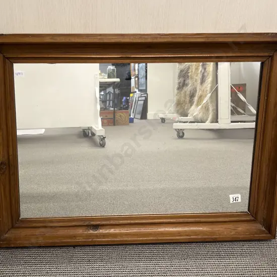 Wooden Framed Wall Mirror
