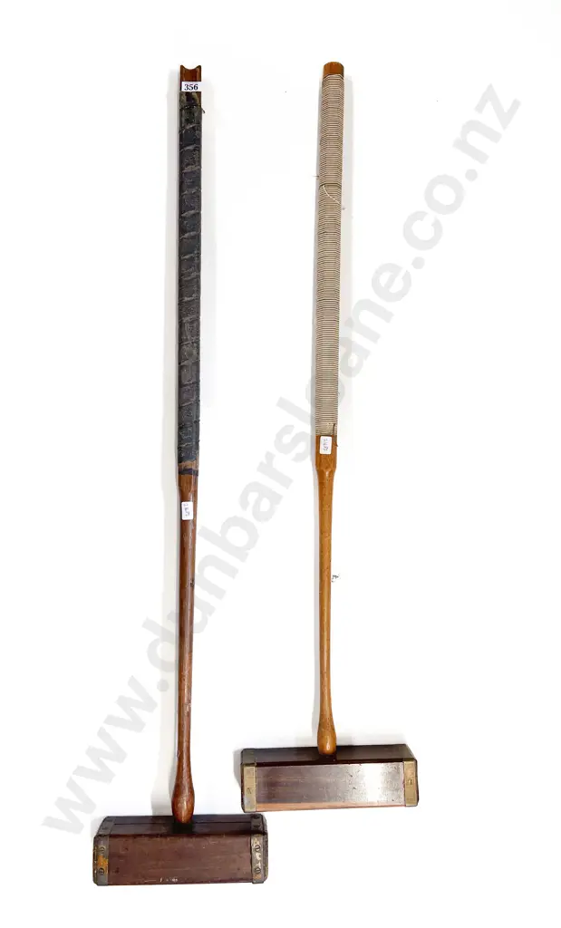 Two Vintage Croquet Mallets Image 1++