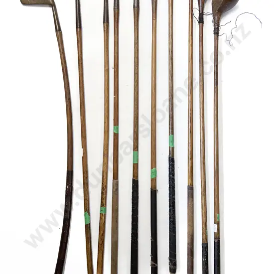 Group Of Vintage Hickory Shafted Woods & Irons