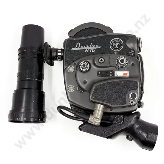 Beaulieu R16 Movie Camera 16mm Cine Film with Angenieux Lens