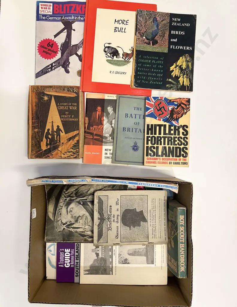Small Quantity Military Books & Magazines Image 1++
