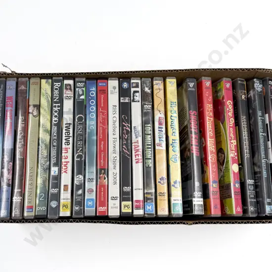 Quantity of DVDs