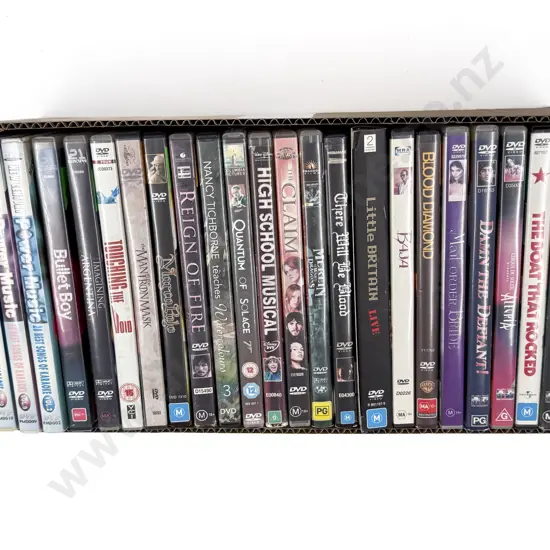 Quantity of DVDs