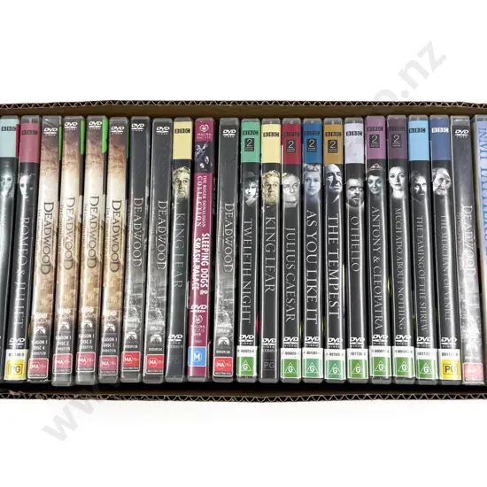 Quantity of DVDs