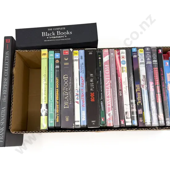 Quantity of DVDs