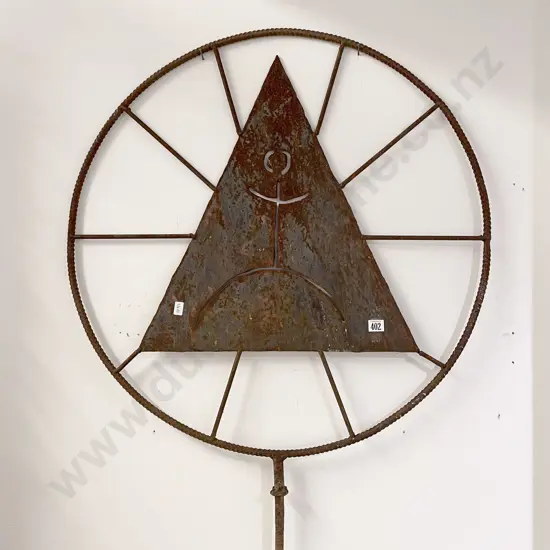 Possibly Mark Dimock Welded Steel Garden Ornament