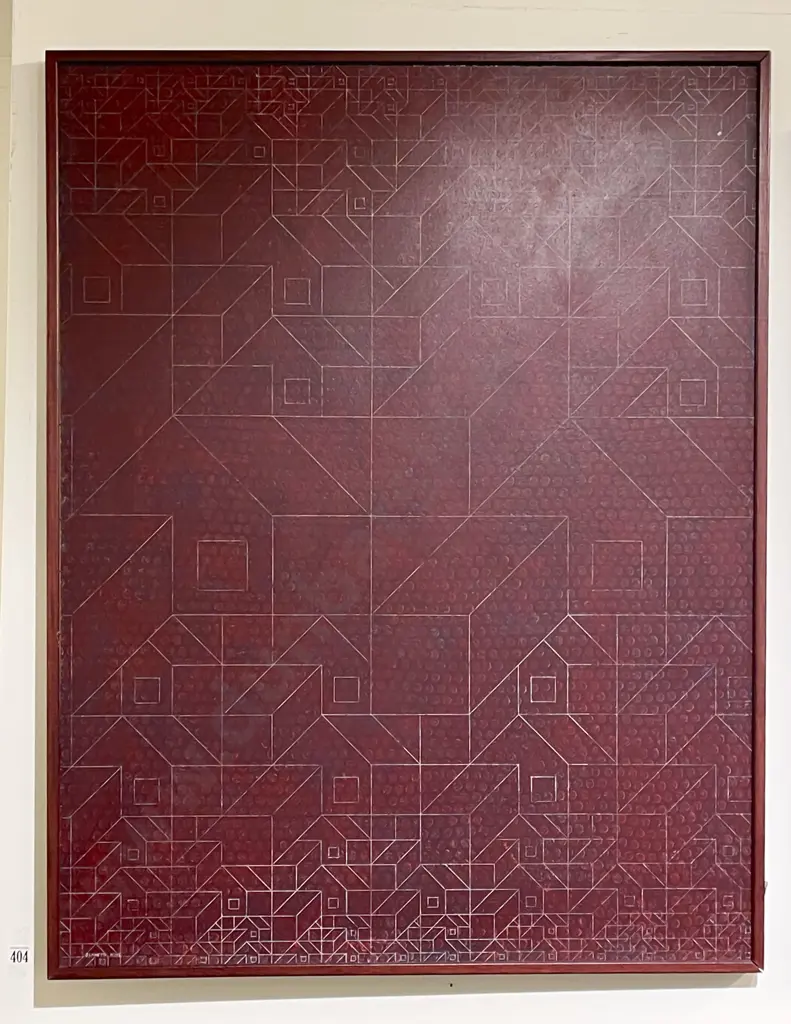 Jeanette Hine - Reflected Pattern - Acrylic on Board Image 1++