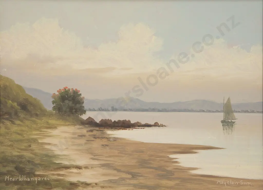 Joseph Richard Mayclair Sr (1881 - 1956) - Near Whangarei Oil Image 1++