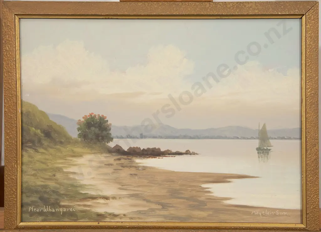 Joseph Richard Mayclair Sr (1881 - 1956) - Near Whangarei Oil Image 1++