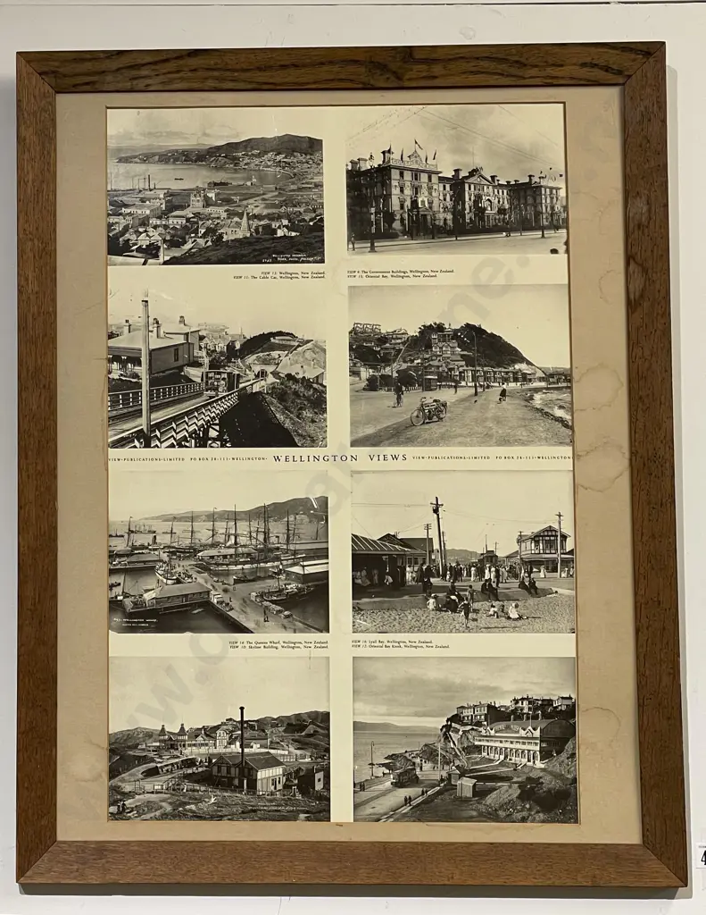 Framed Display Wellington Historic Photos (Reproduction) Image 1++