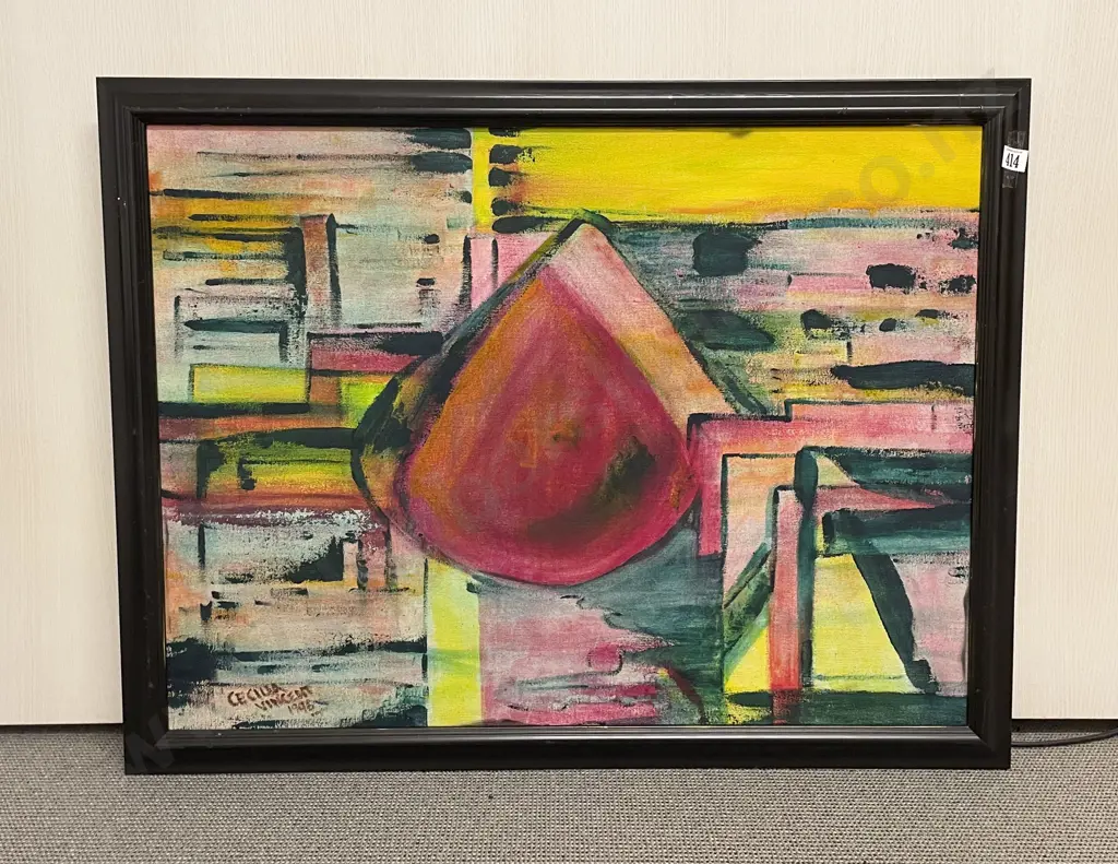 Cecilia Vincent - Untitled Abstract - Acrylic on Canvas Image 1++