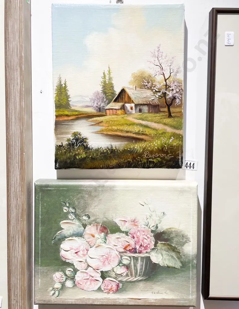 Small Landscape Oil on Canvas & Other Image 1++