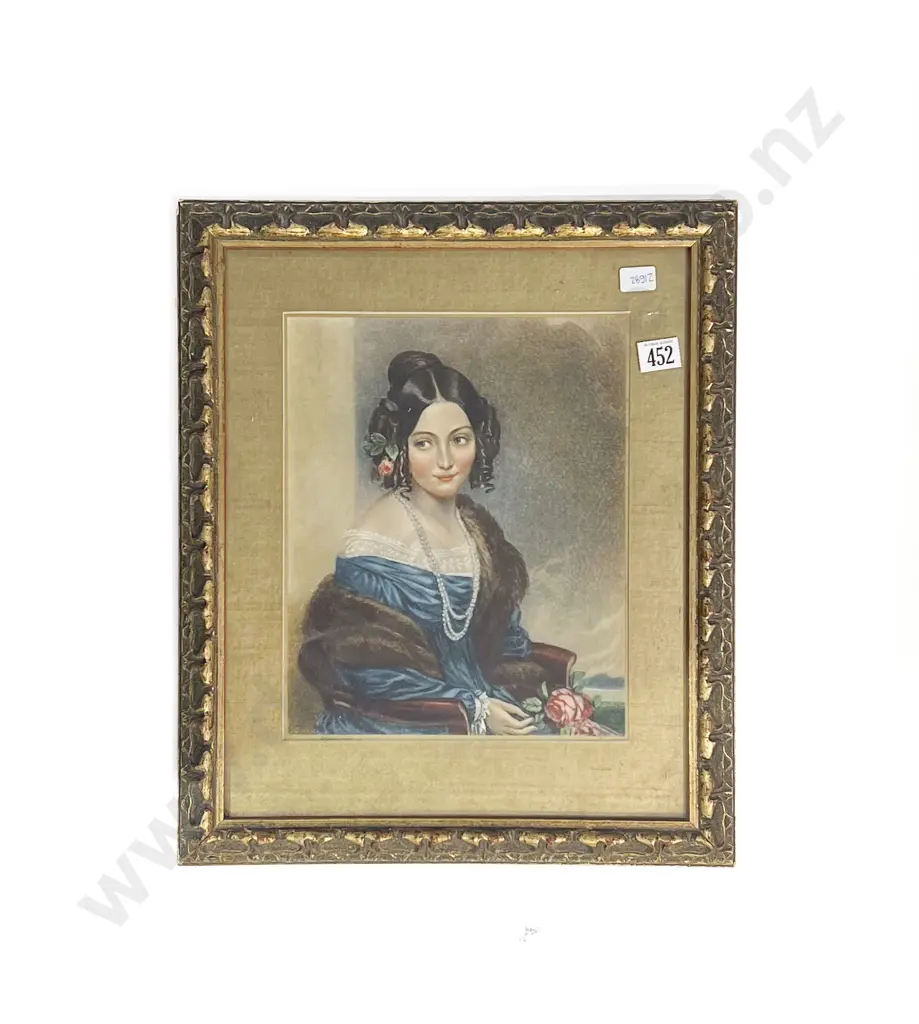 Framed Victorian Style Reproduction Print Image 1++