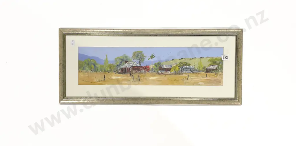 T. J. Hadler - "The Little Homestead at Cosgrove" - Acrylic on Canvasboard Image 1++
