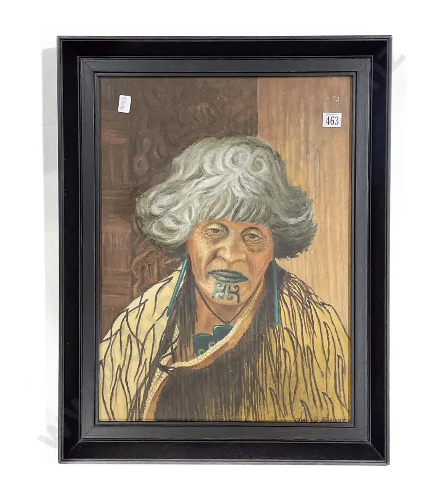 Copy of Goldie Portrait - Acrylic on Canvasboard Image 1++