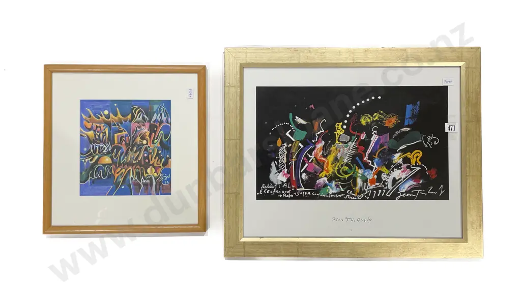 Two Framed Artworks Image 1++