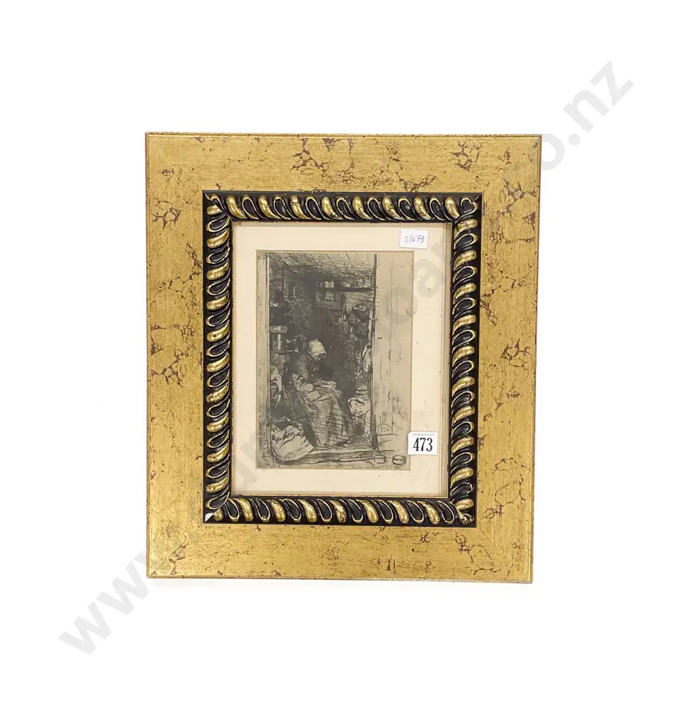 Framed Whistler Reproduction Print Image 1++