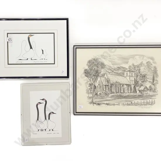 Two Benjamin Che Che Prints & Other