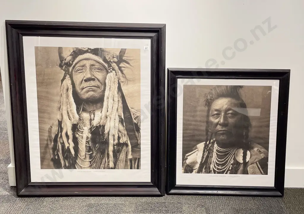 Two Framed Reproduction Photographic Prints Image 1++