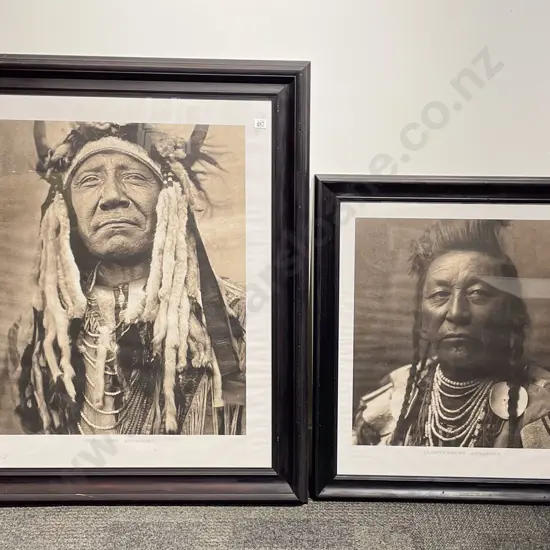 Two Framed Reproduction Photographic Prints