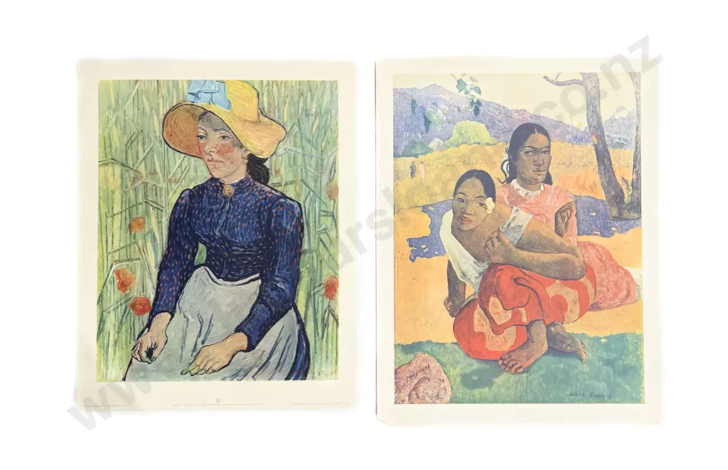 Six Vintage Reproduction Old Master Prints of Sizes Image 1++