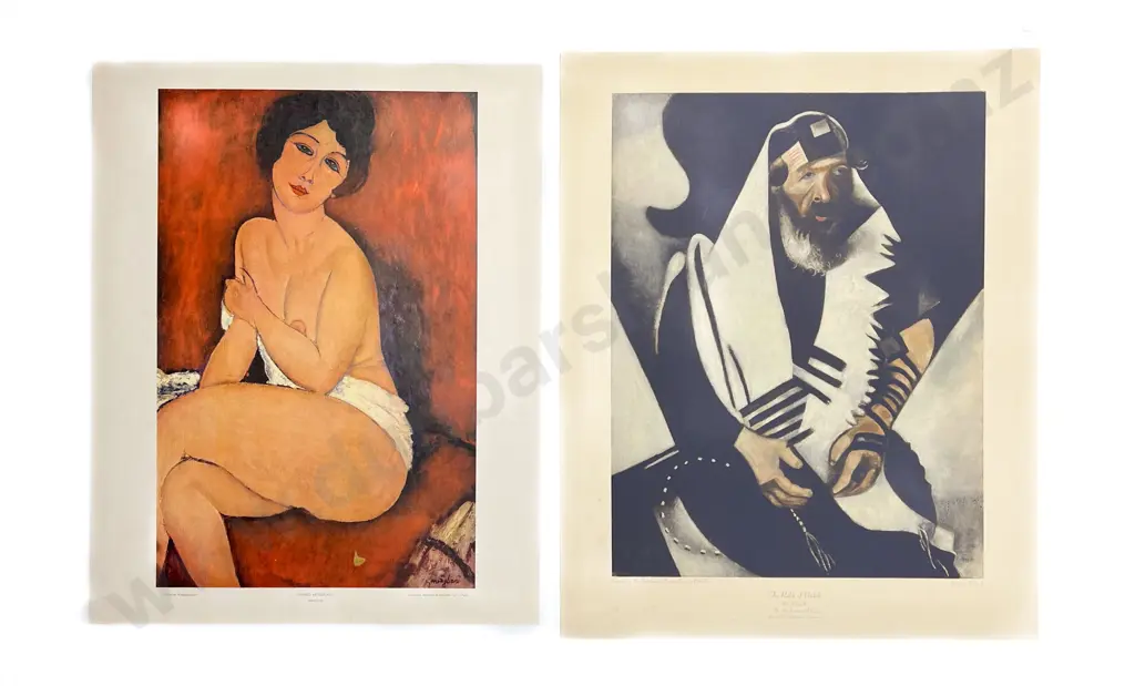 Six Vintage Reproduction Old Master Prints of Sizes Image 1++