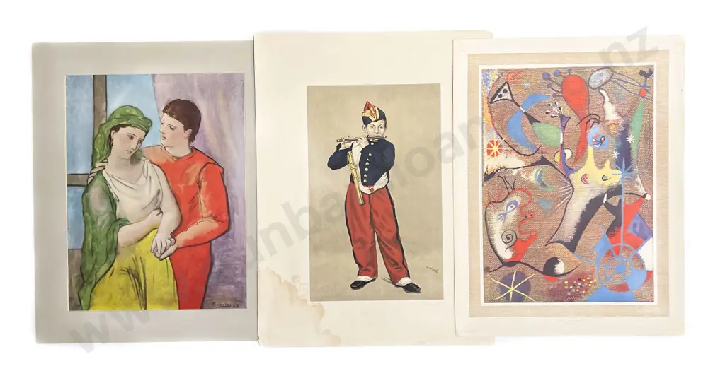 Six Vintage Reproduction Old Master Prints of Sizes Image 1++