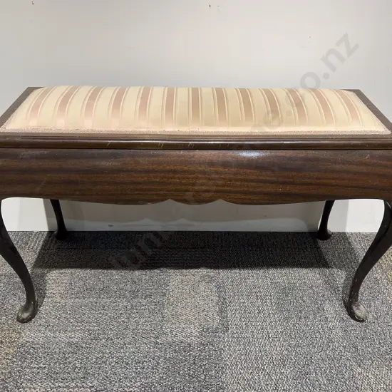 Mahogany Duet Piano Stool