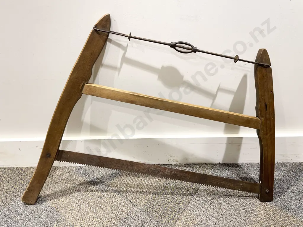 Vintage Wood Saw Image 1++