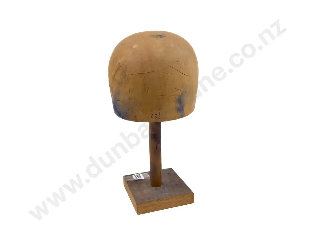 Vintage Wooden Hat Mould Image 1++
