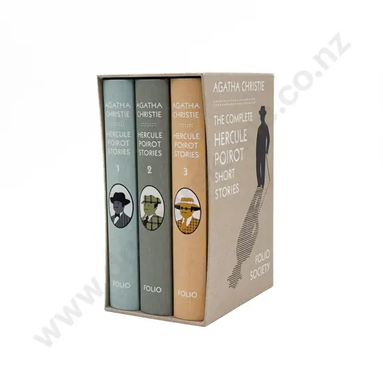 Agatha Christie - The Complete Hercule Poriot Short Stories Three Volume Set