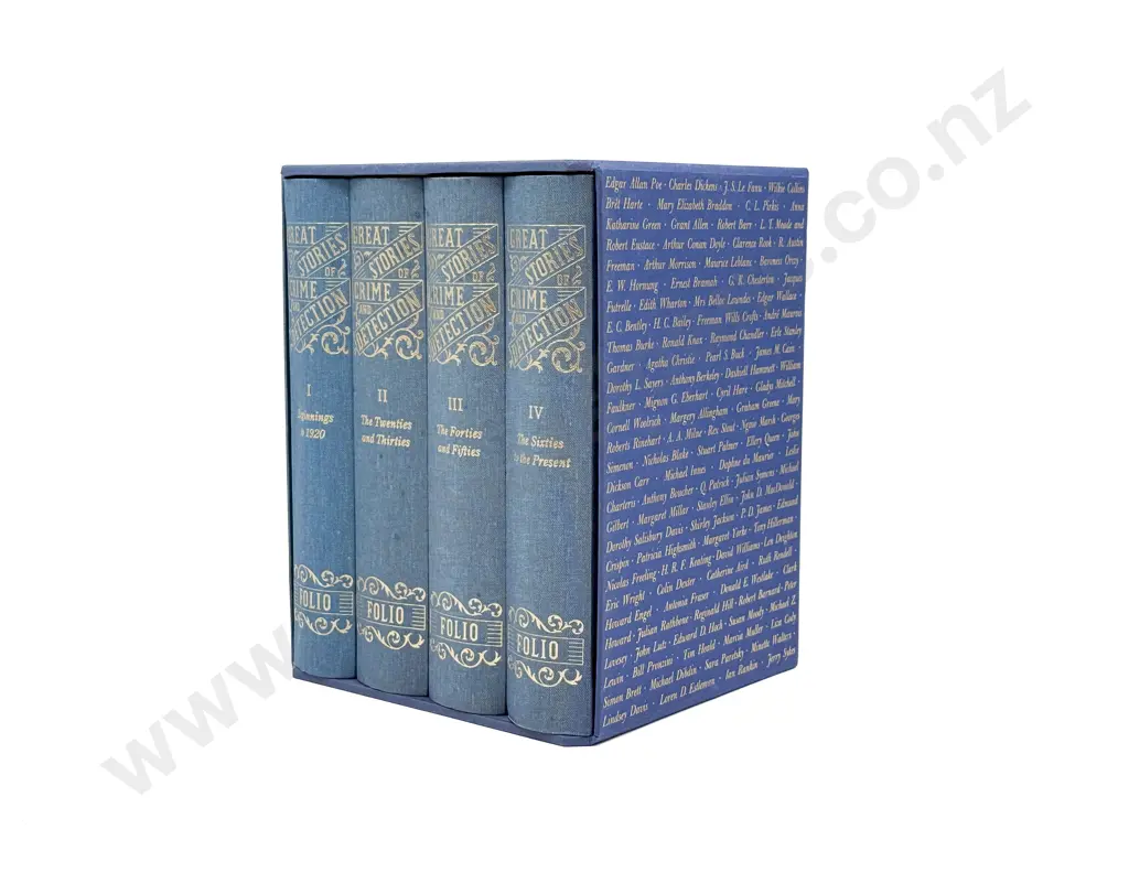 Great Stories Of Crime And Detection Four Volume Box Set Image 1++