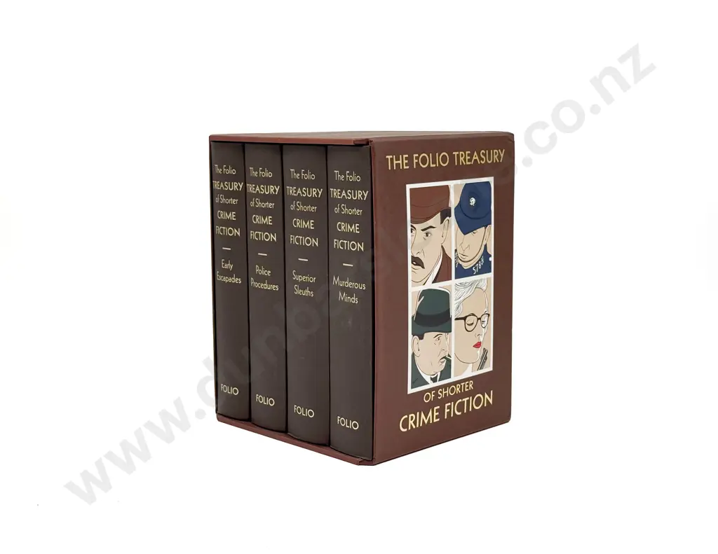 The Folio Treasury of Crime Fiction Four Volume Box Set Image 1++