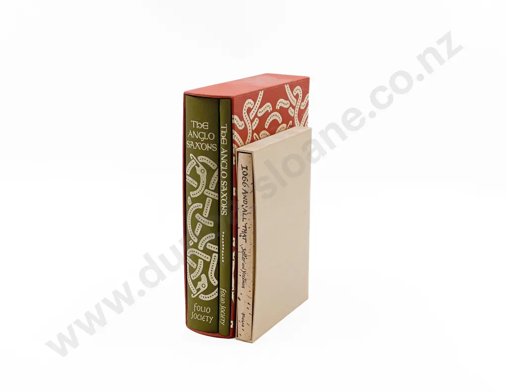 The Folio Society Two Volume Book Set of The Anglo Saxons Image 1++