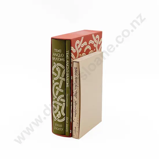 The Folio Society Two Volume Book Set of The Anglo Saxons