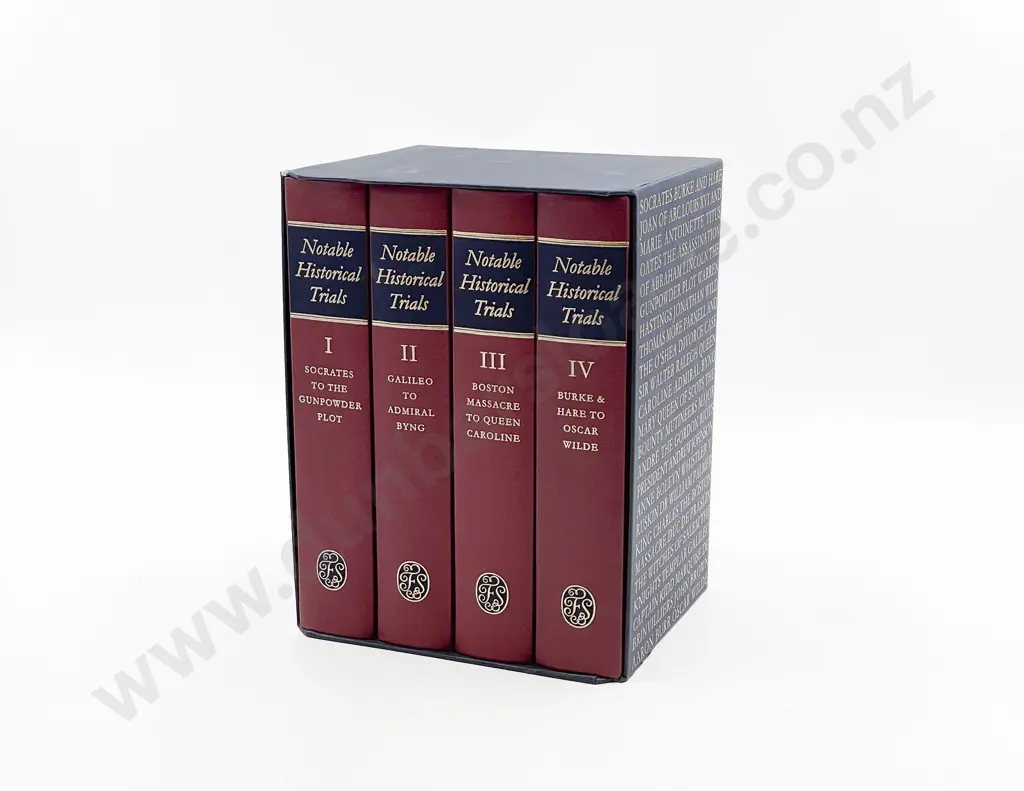 Four Volume Boxed Set of Noble Historical Trials Image 1++
