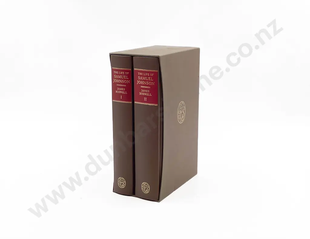 The Folio Society Two Volume Boxed Set of The Life of Samuel Johnson Image 1++