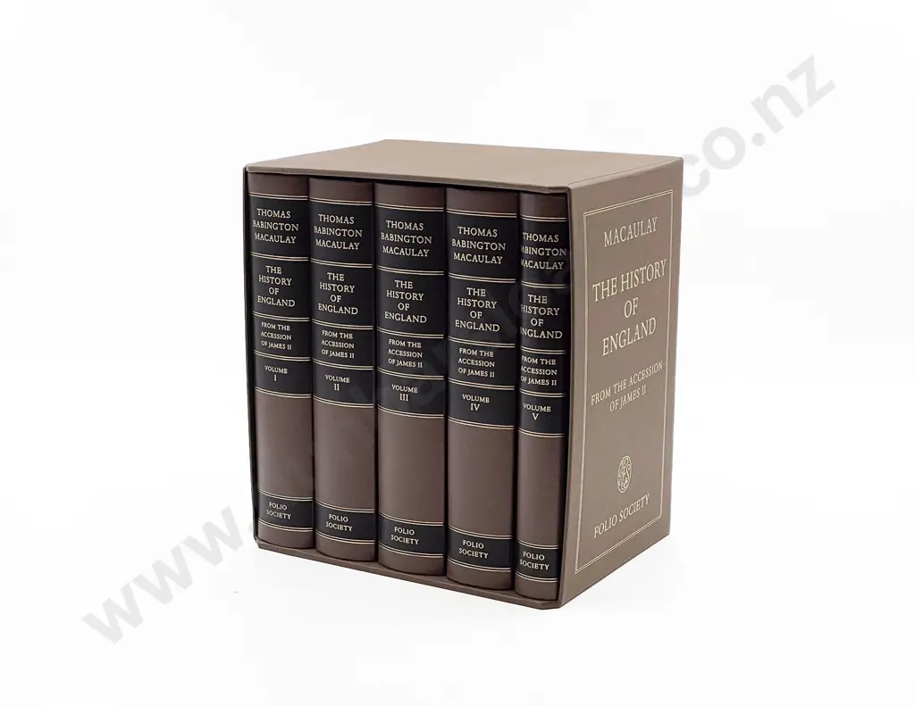 Thomas Babington Macaulay - Five Volume Boxed Set of The History of England From the Accession of James II Image 1++