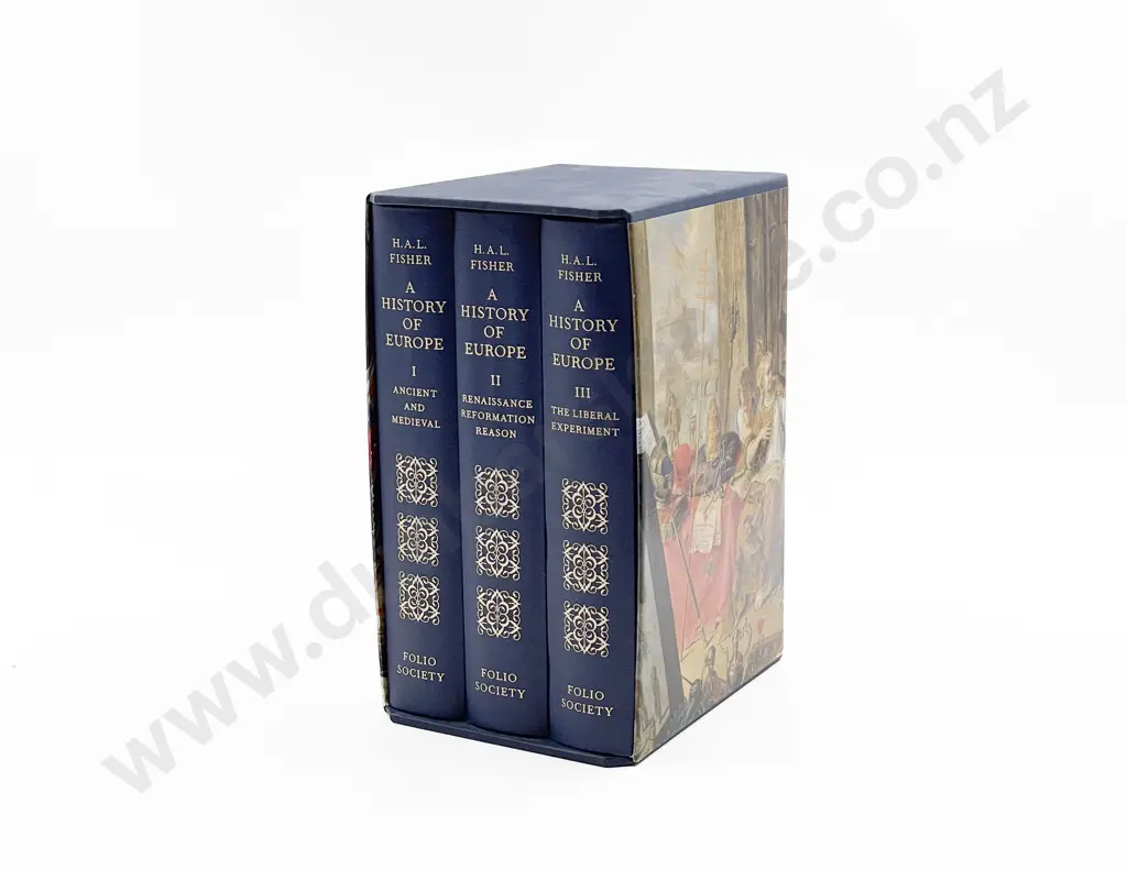 H. A. L. Fisher - Three Volume Boxed Set of  A History of Europe Image 1++