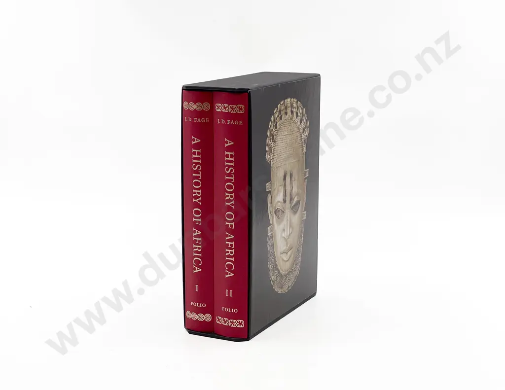 J. D. Fage - Two Volume Boxed Set A History of Africa Image 1++