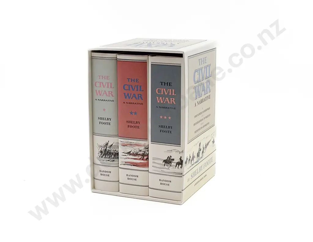 Shelley Foote - Three Volume Boxed Set The Civil War Image 1++