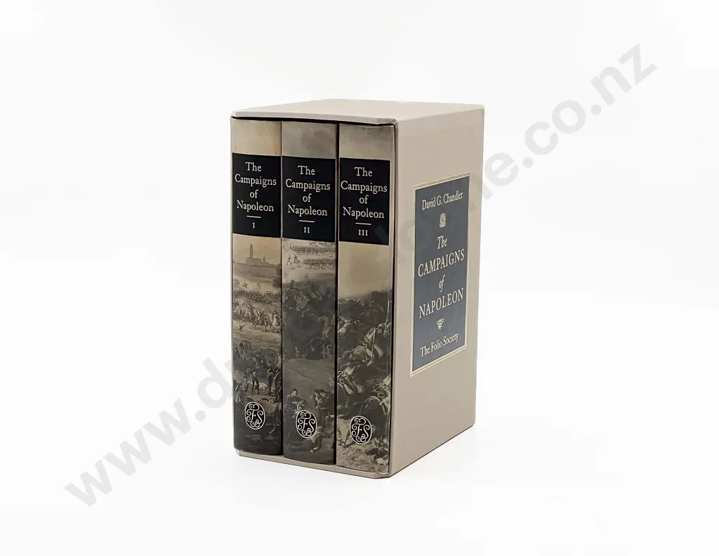 David G. Chandler Three Volume Boxed Set of The Campaigns of Napoleon Image 1++