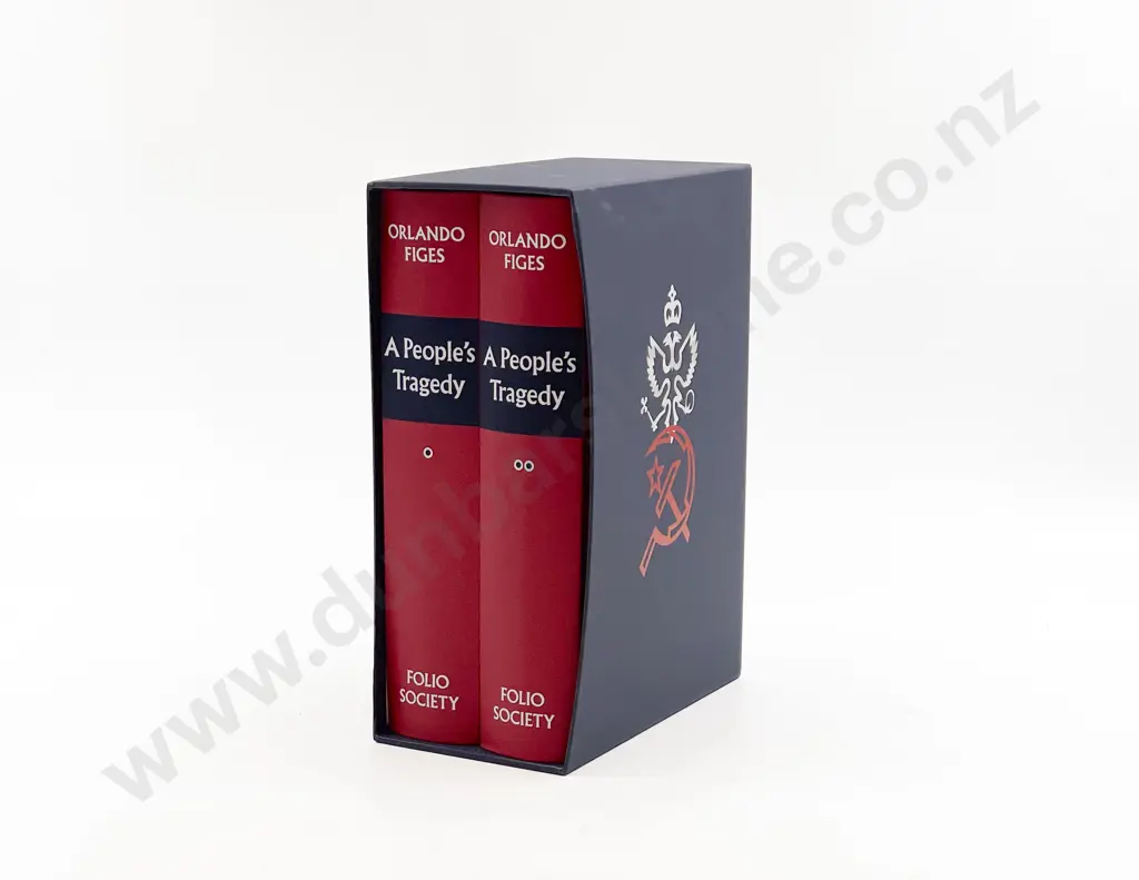Orlando Figes Two Volume Boxed Set of A People's Tragedy Image 1++